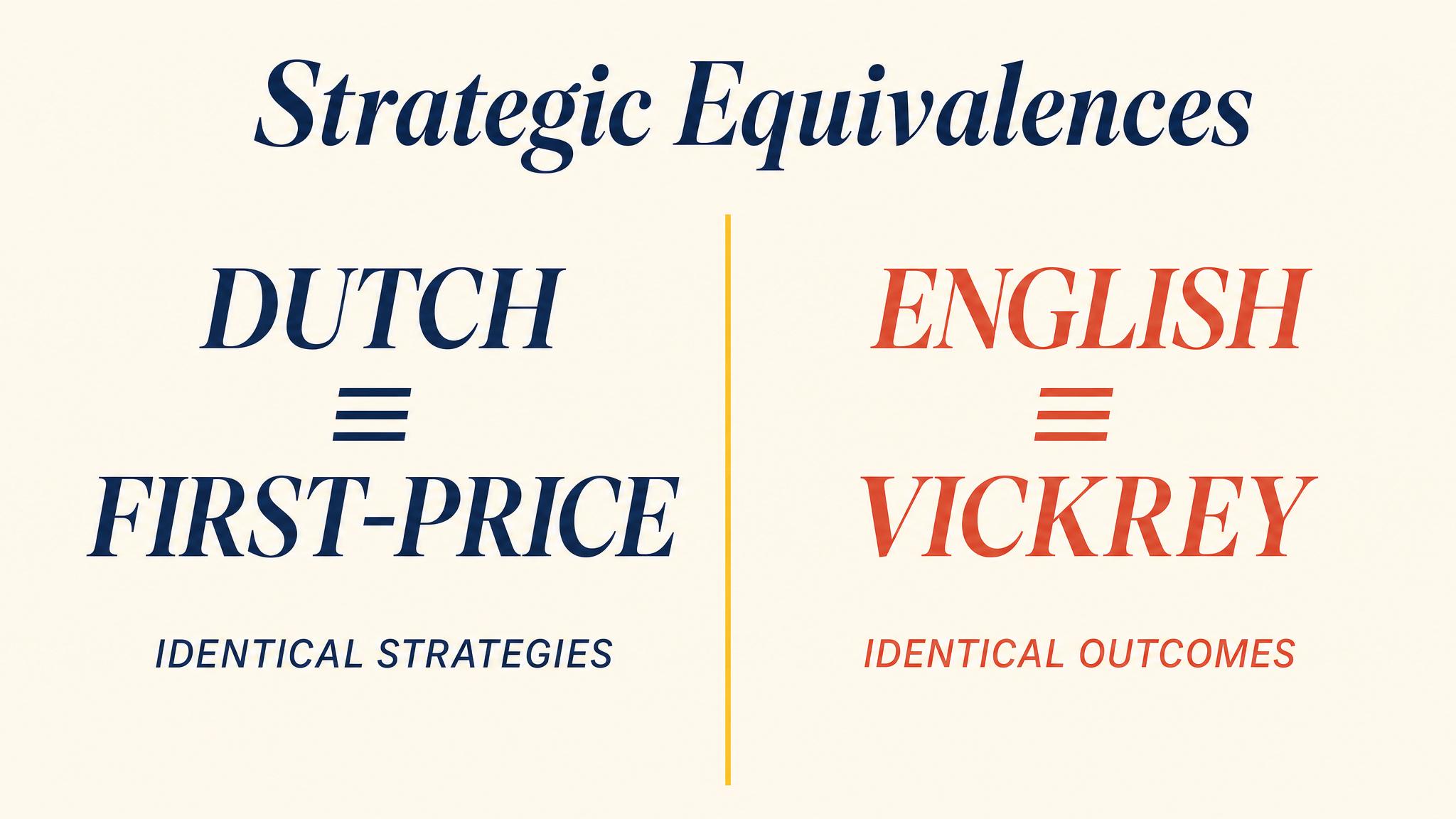 Strategic Equivalences