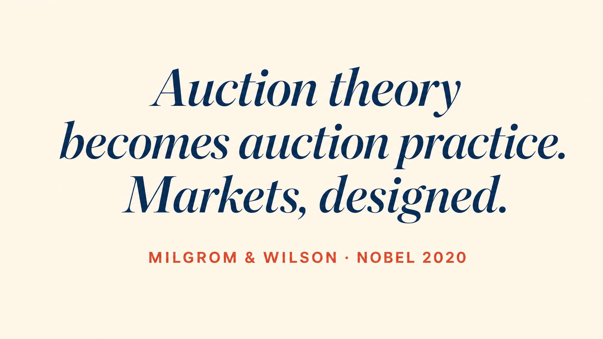 Nobel Prize — 2020