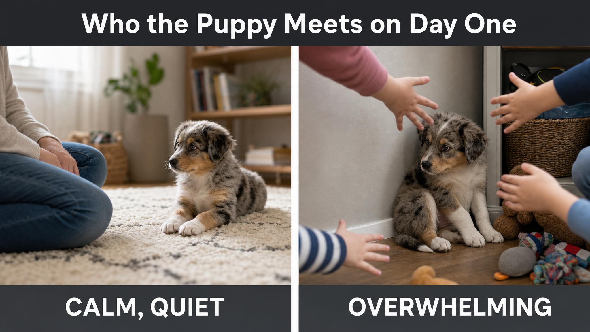 Who the Puppy Meets on Day One