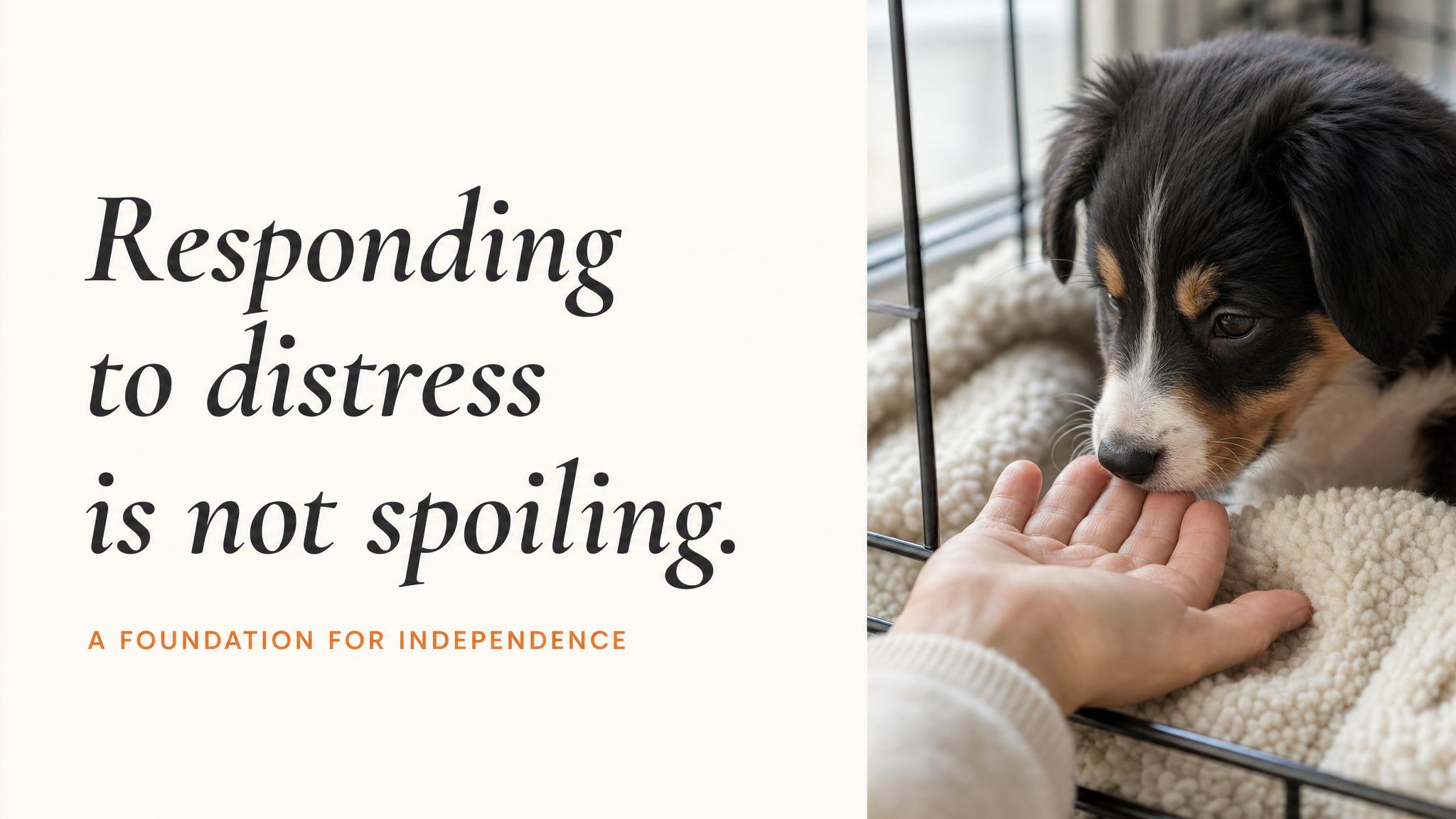 Quote — Responding to Distress Is Not Spoiling