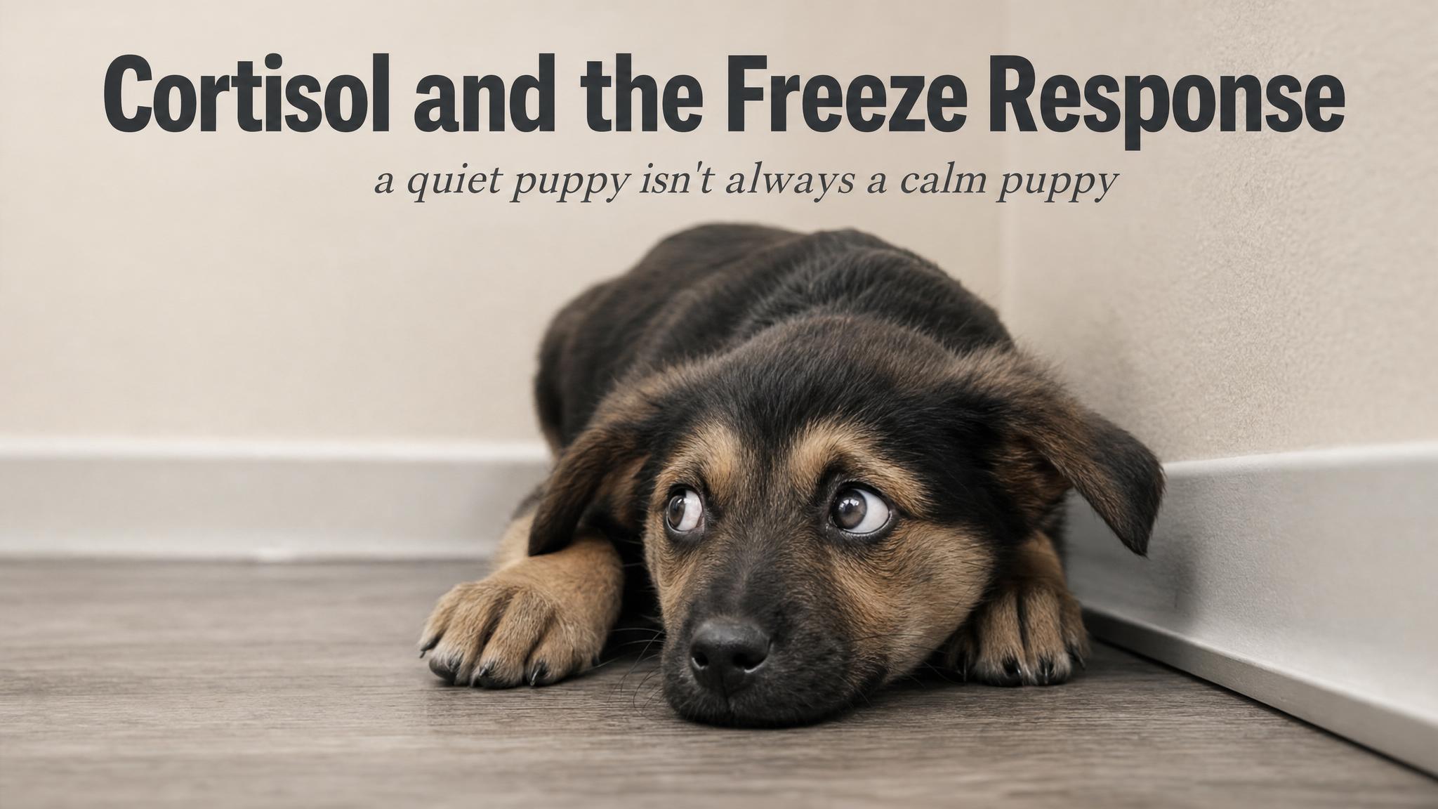 Cortisol and the freeze response