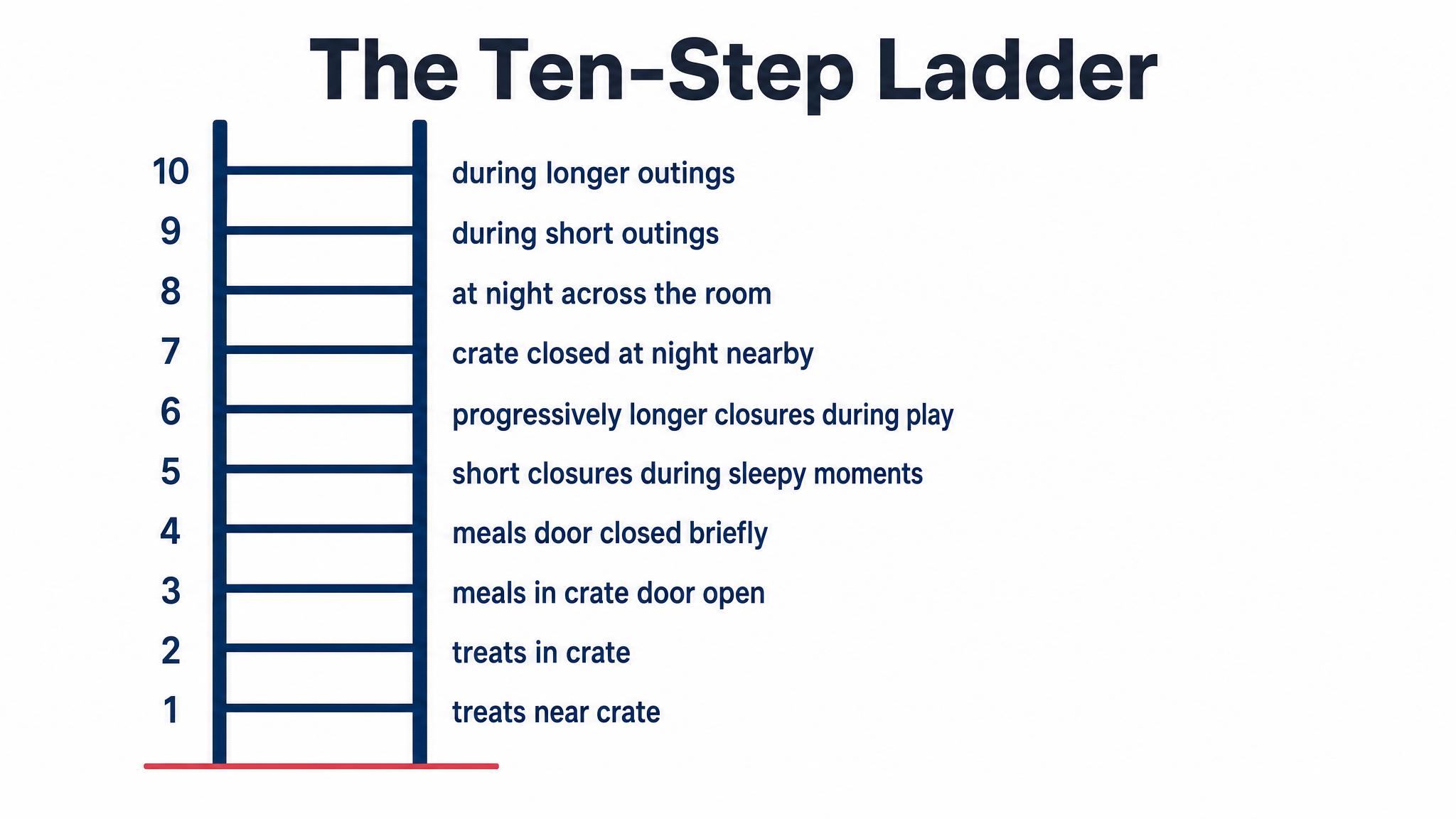 The ten-step ladder