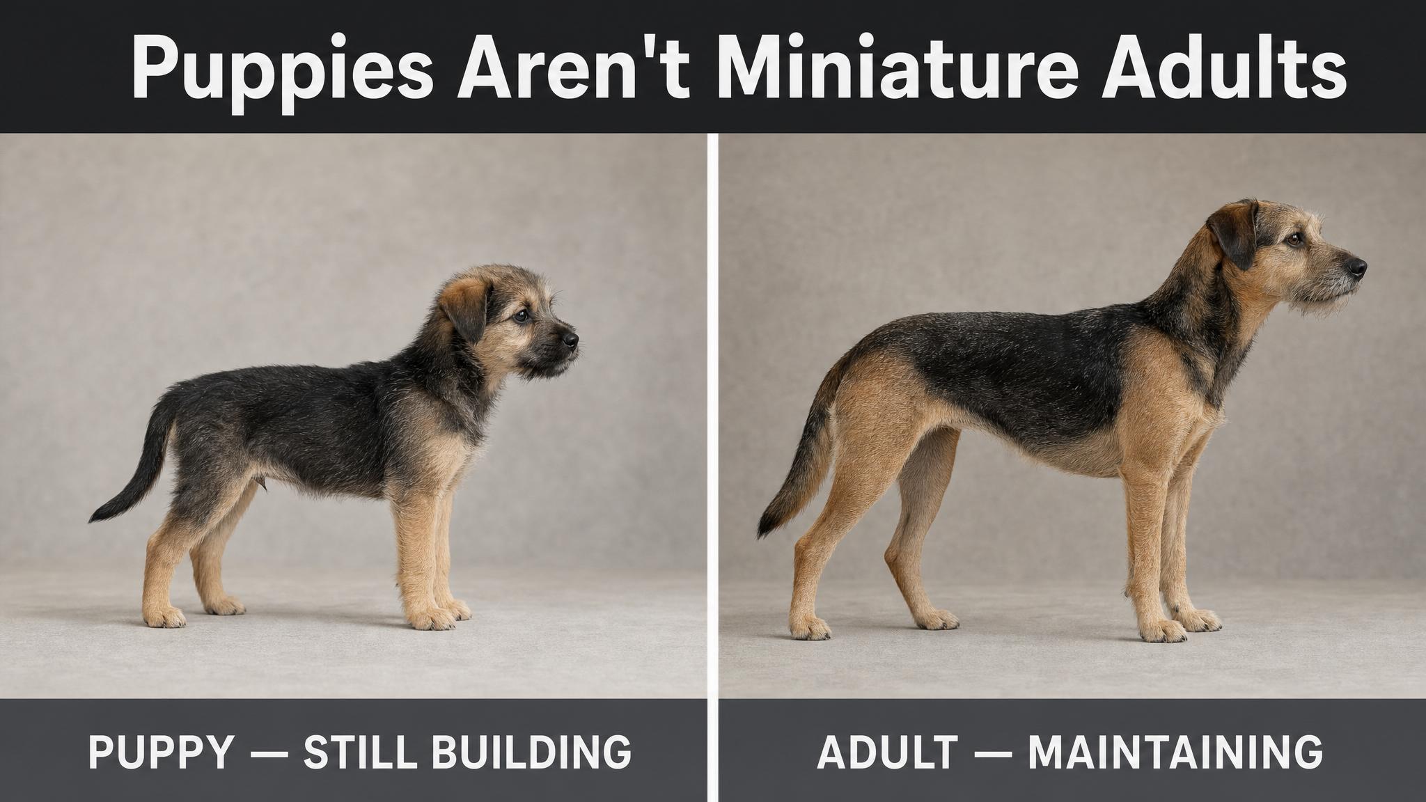 Puppies Aren't Miniature Adults