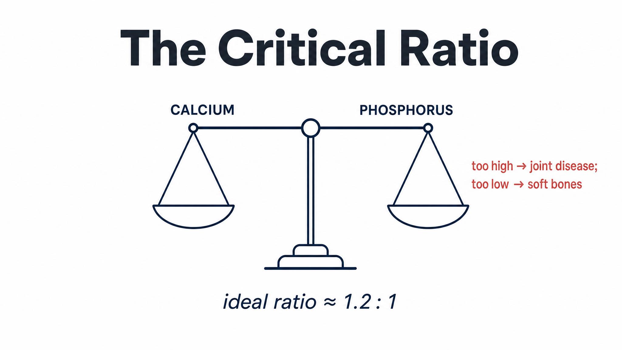 Calcium-to-Phosphorus — The Critical Ratio