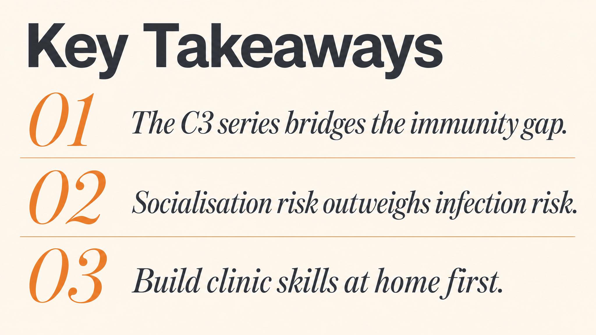 Key takeaways