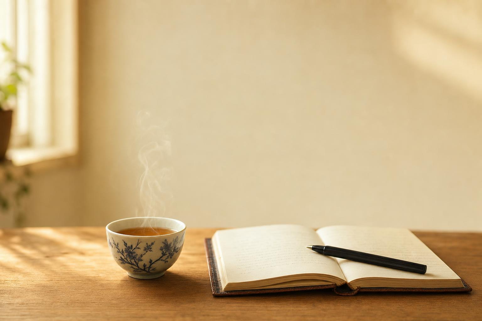 The course ends not with another chapter to read, but with a journal to open. The next teas are the ones you have not yet drunk.