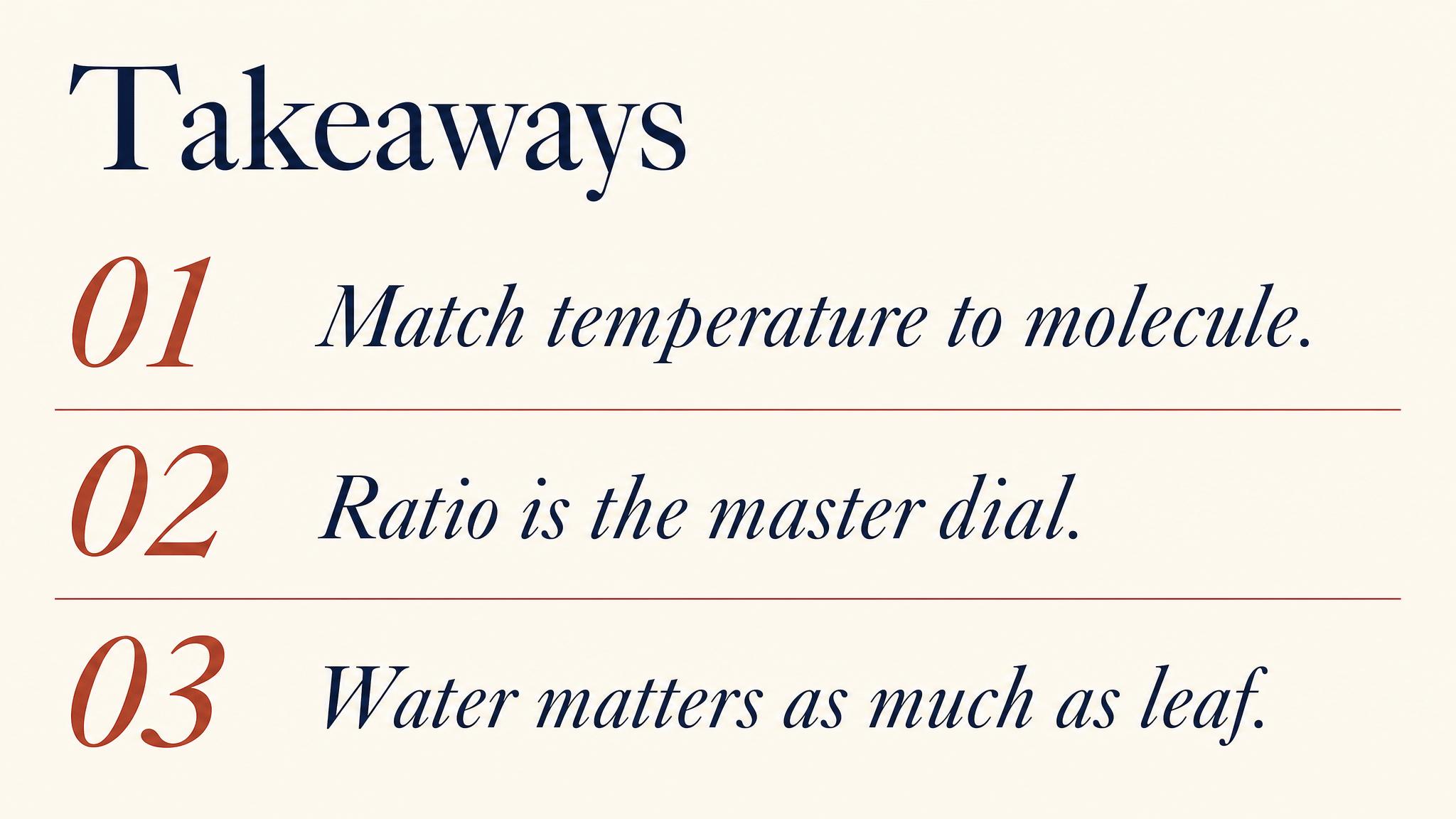 Takeaways — what to carry to Class 4