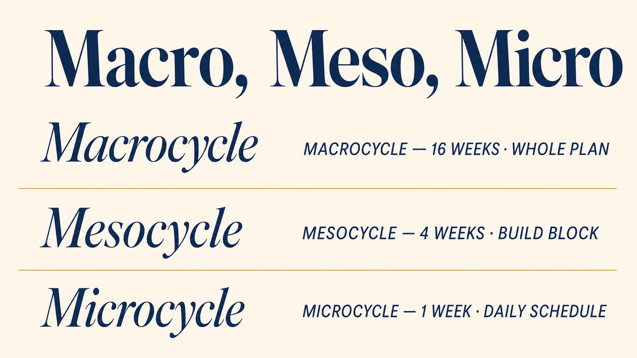 Macro, meso, micro