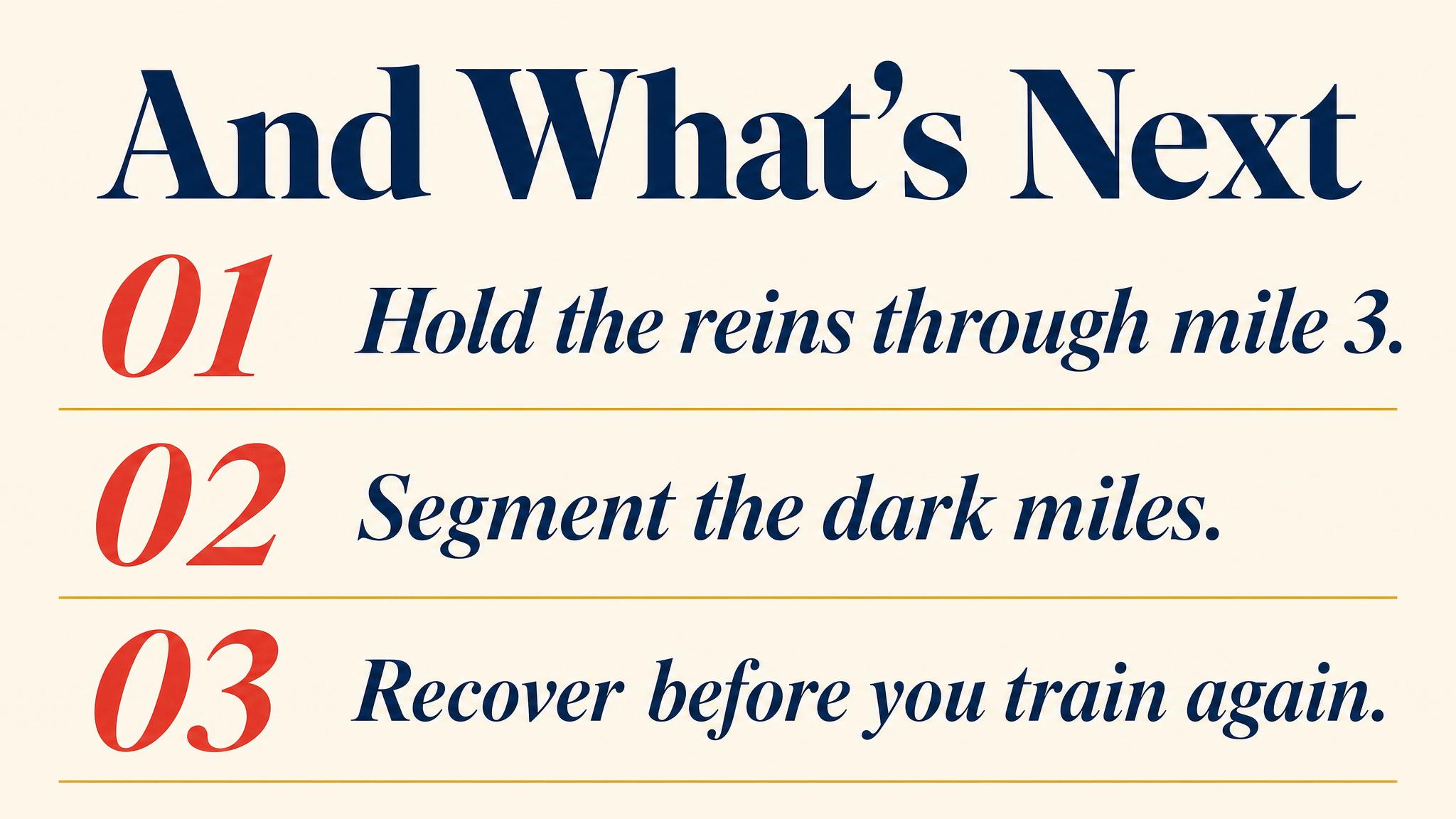 Takeaways — and what's next