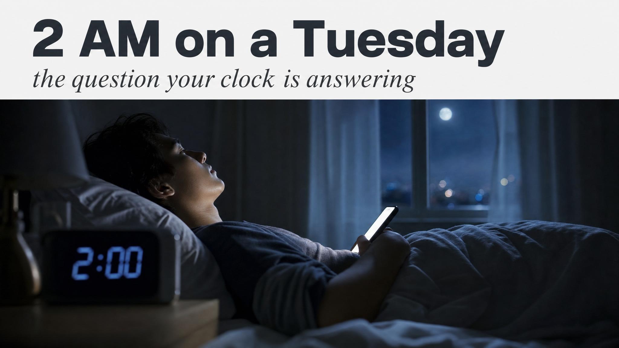2 a.m. on a Tuesday — the hook