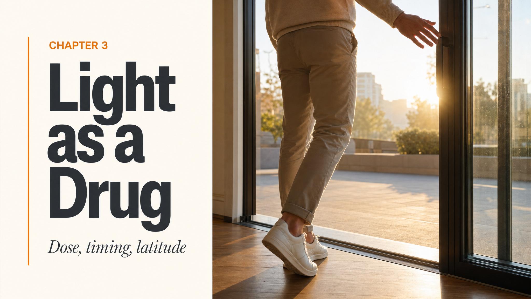 Title — Light as a Drug