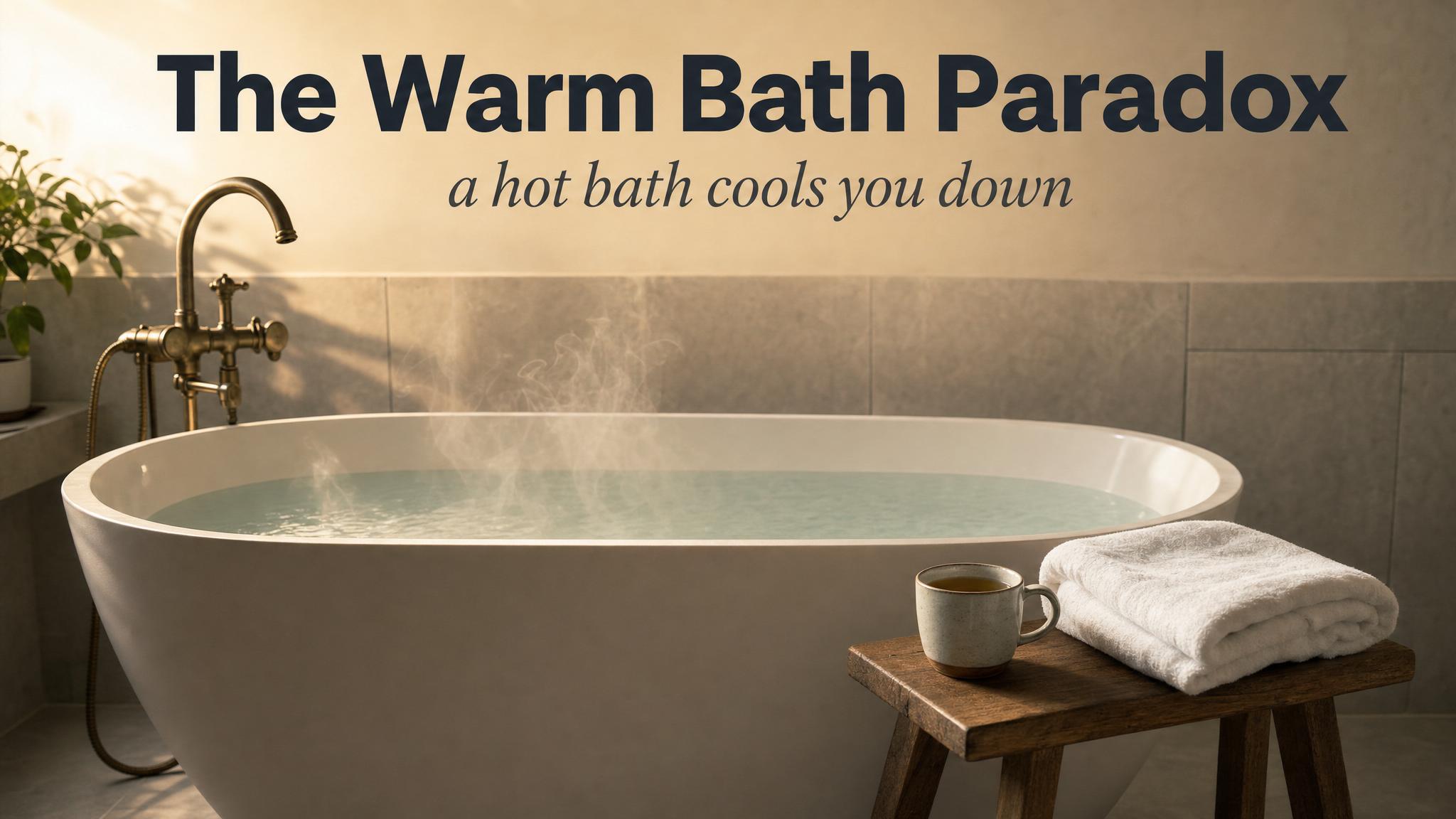 The warm bath paradox