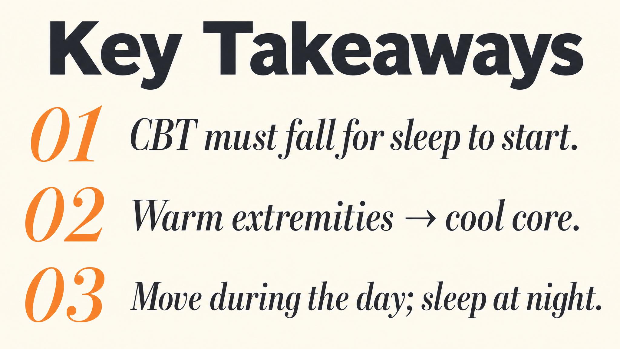 Key takeaways